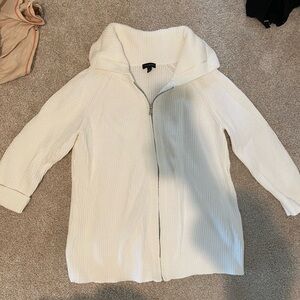 Talbots White Knit Sweater